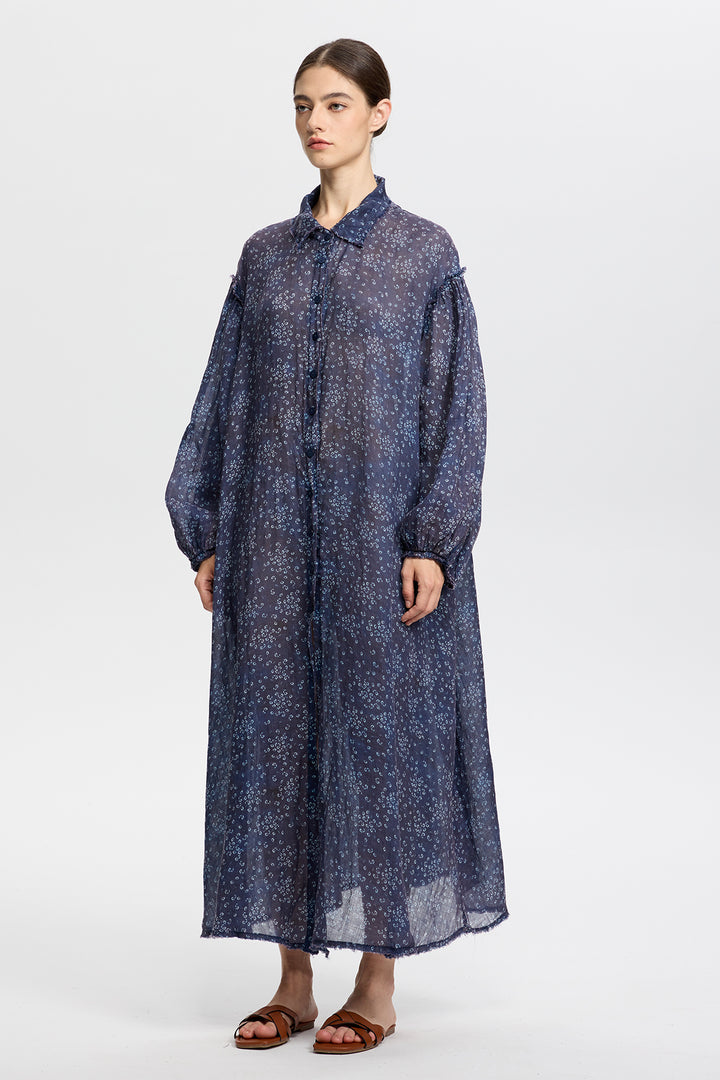 Isolde Linen Shirt Dress