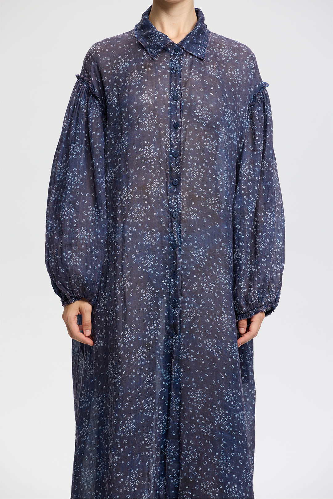 Isolde Linen Shirt Dress