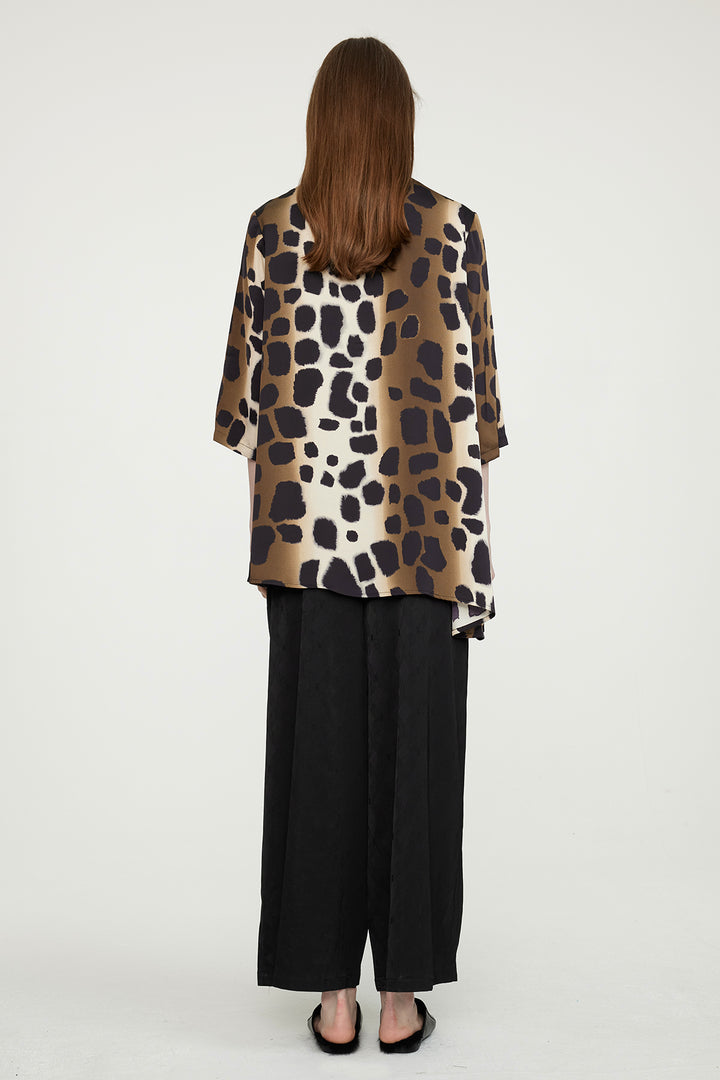 Conjunto Cissi Leopard Seda Dois