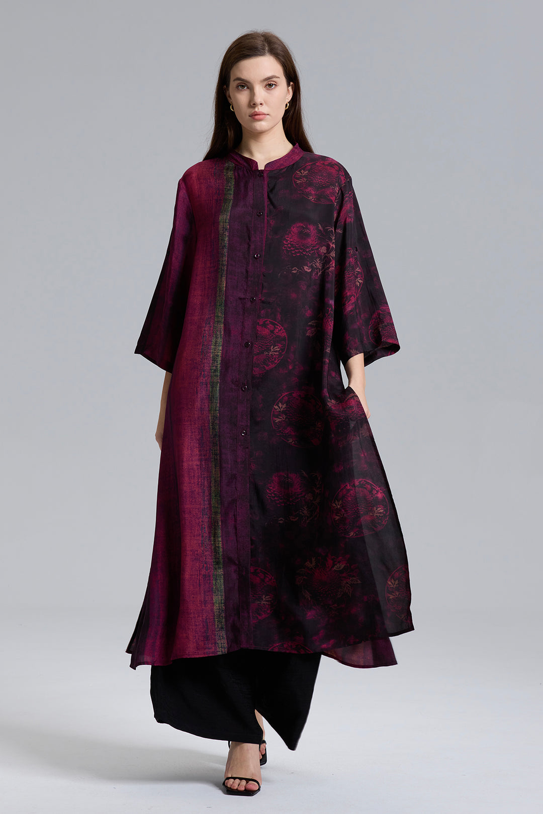 Miles Silk Wide Leg Casual Two Set