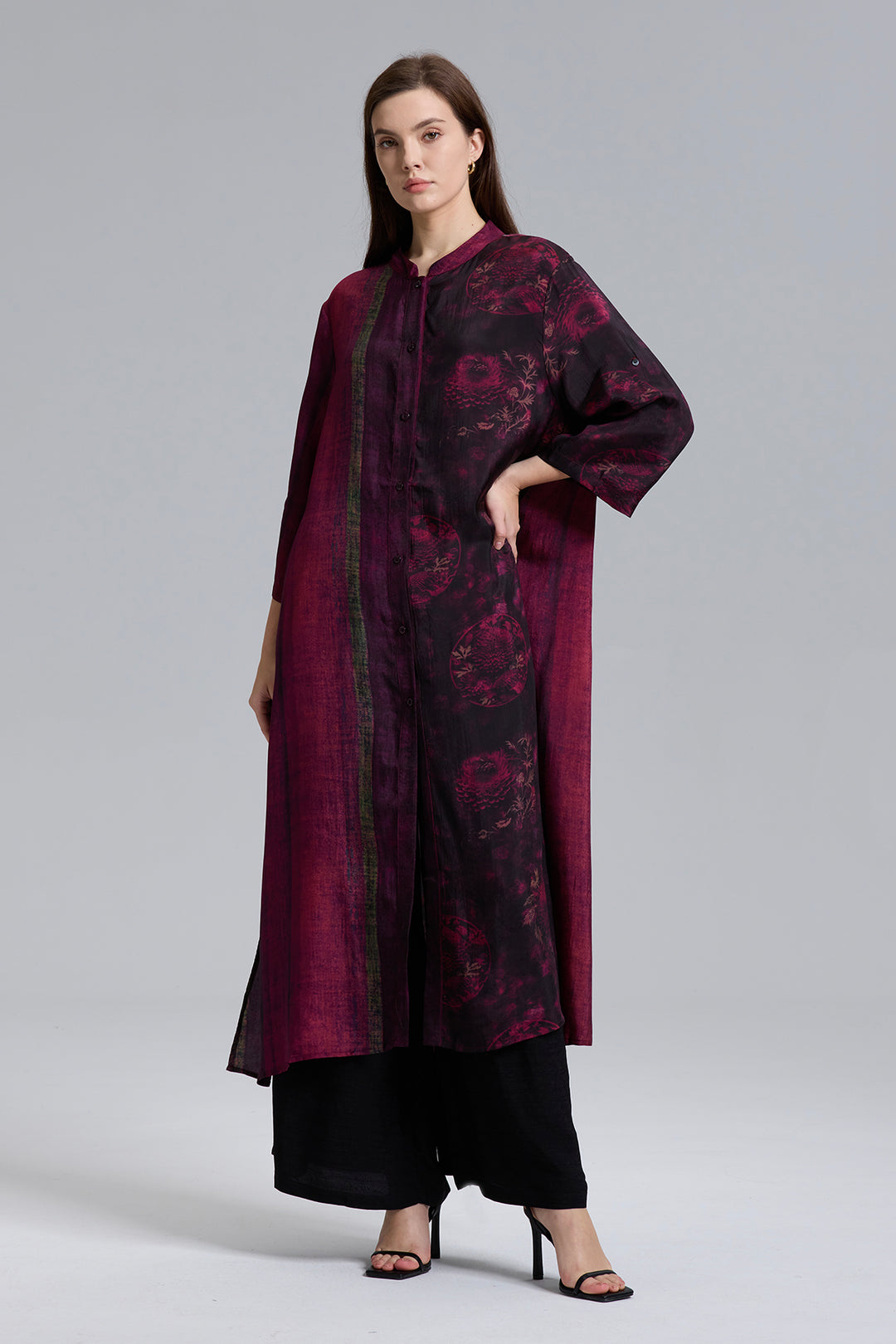 Miles Silk Wide Leg Casual Two Set