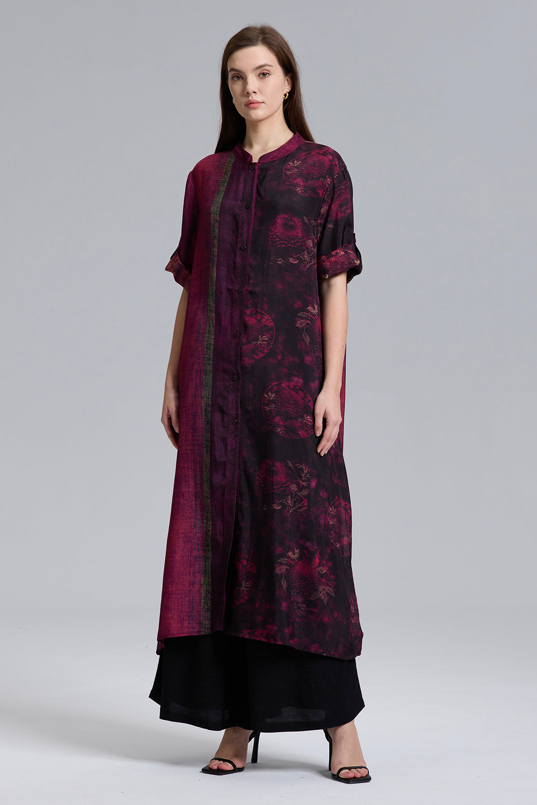 Miles Silk Wide Leg Casual Two Set