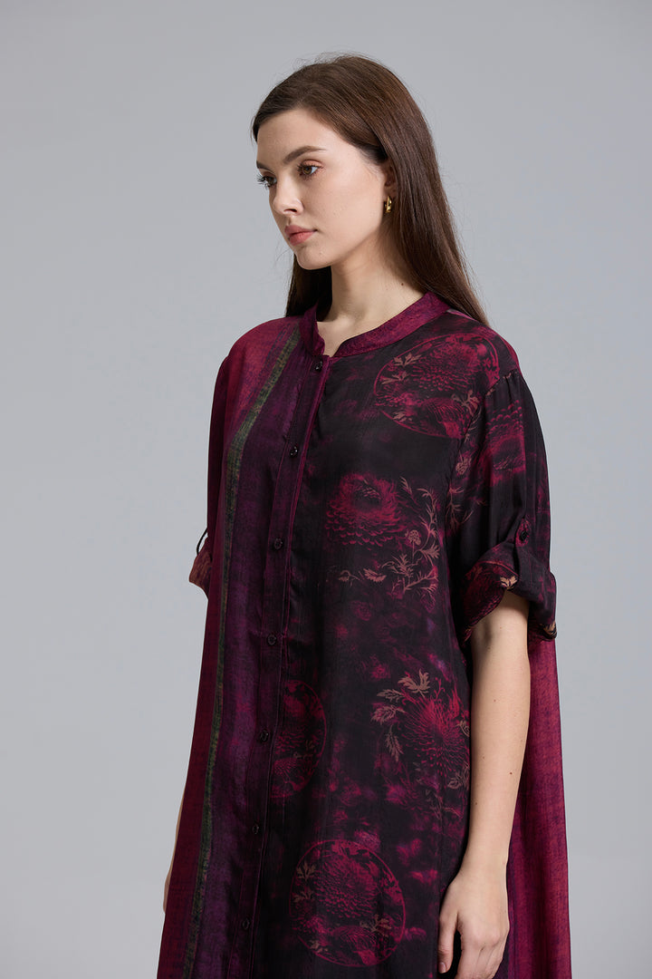 Miles Silk Wide Leg Casual Two Set