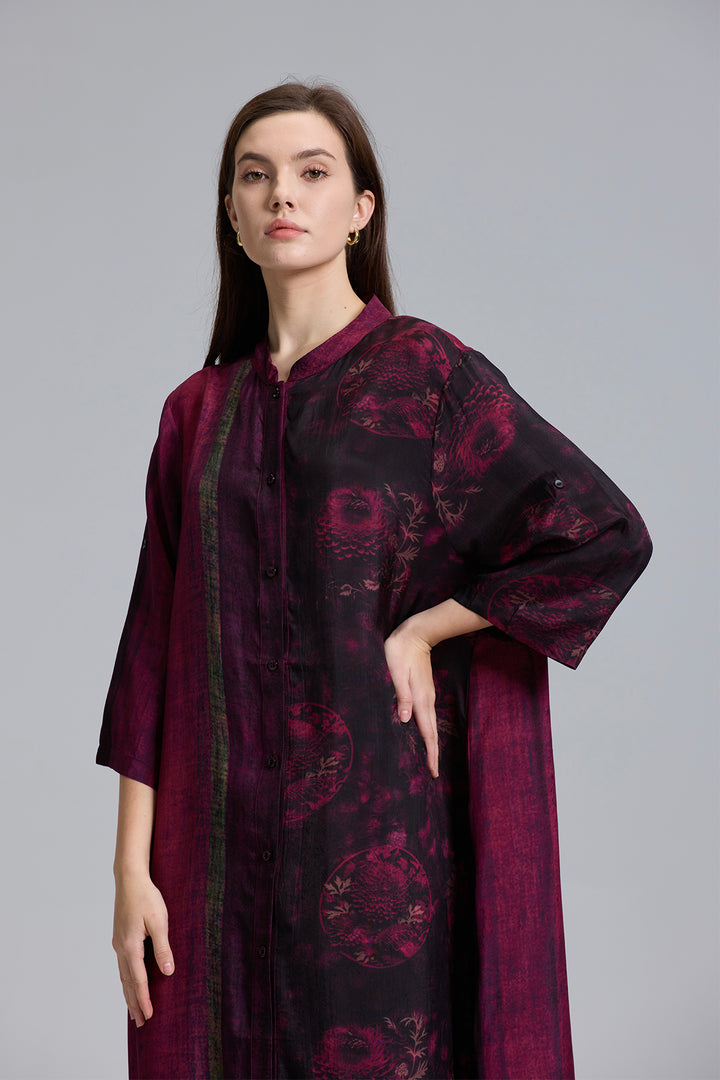 Miles Silk Wide Leg Casual Two Set