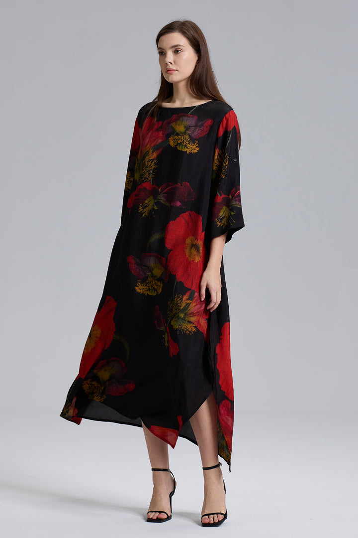 Carla Vintage Casual Maxi Dress