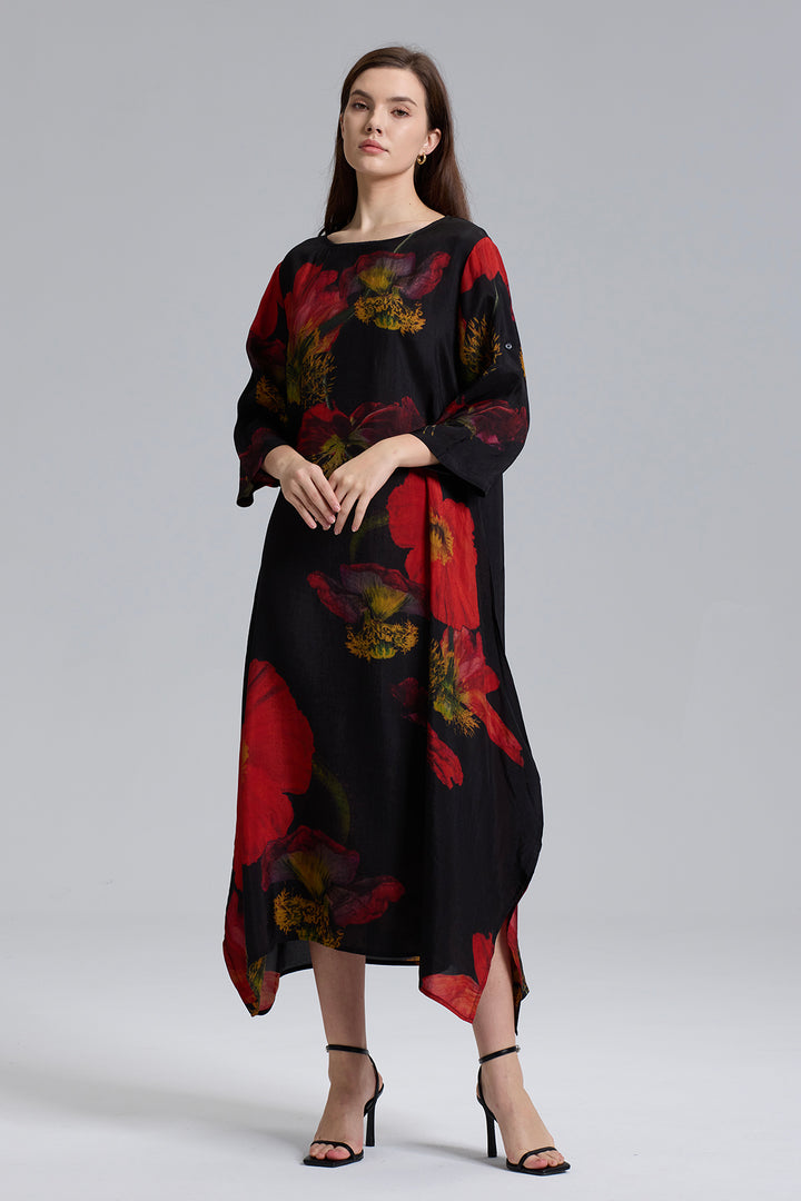 Carla Vintage Casual Maxi Dress