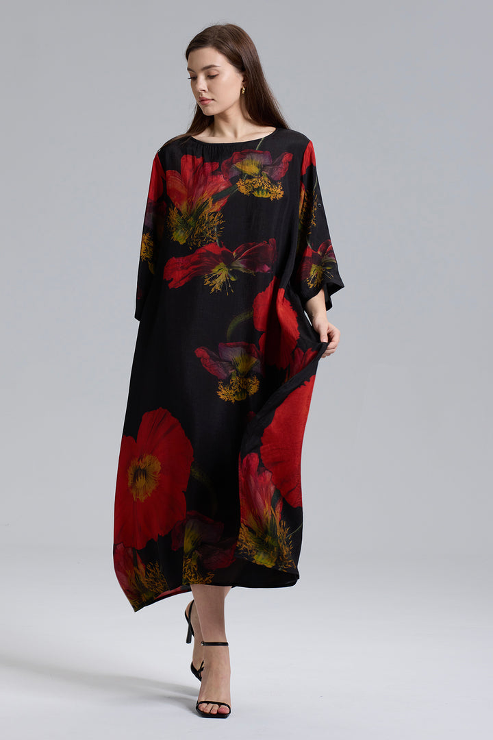 Carla Vintage Casual Maxi Dress