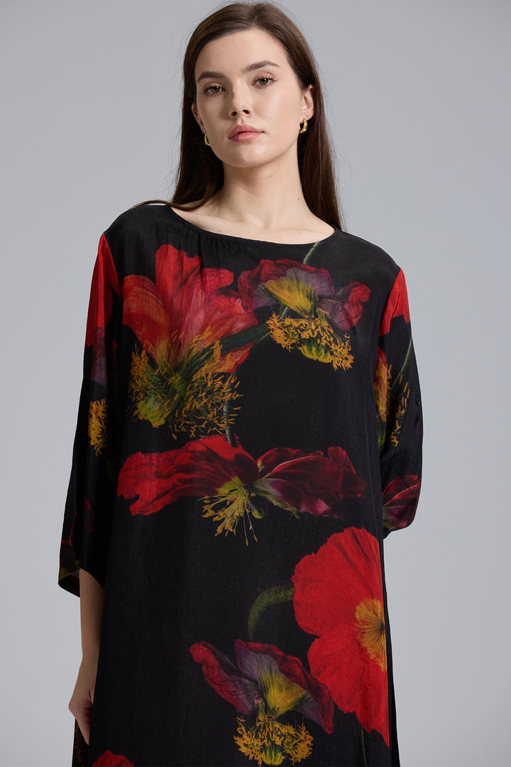 Carla Vintage Casual Maxi Dress