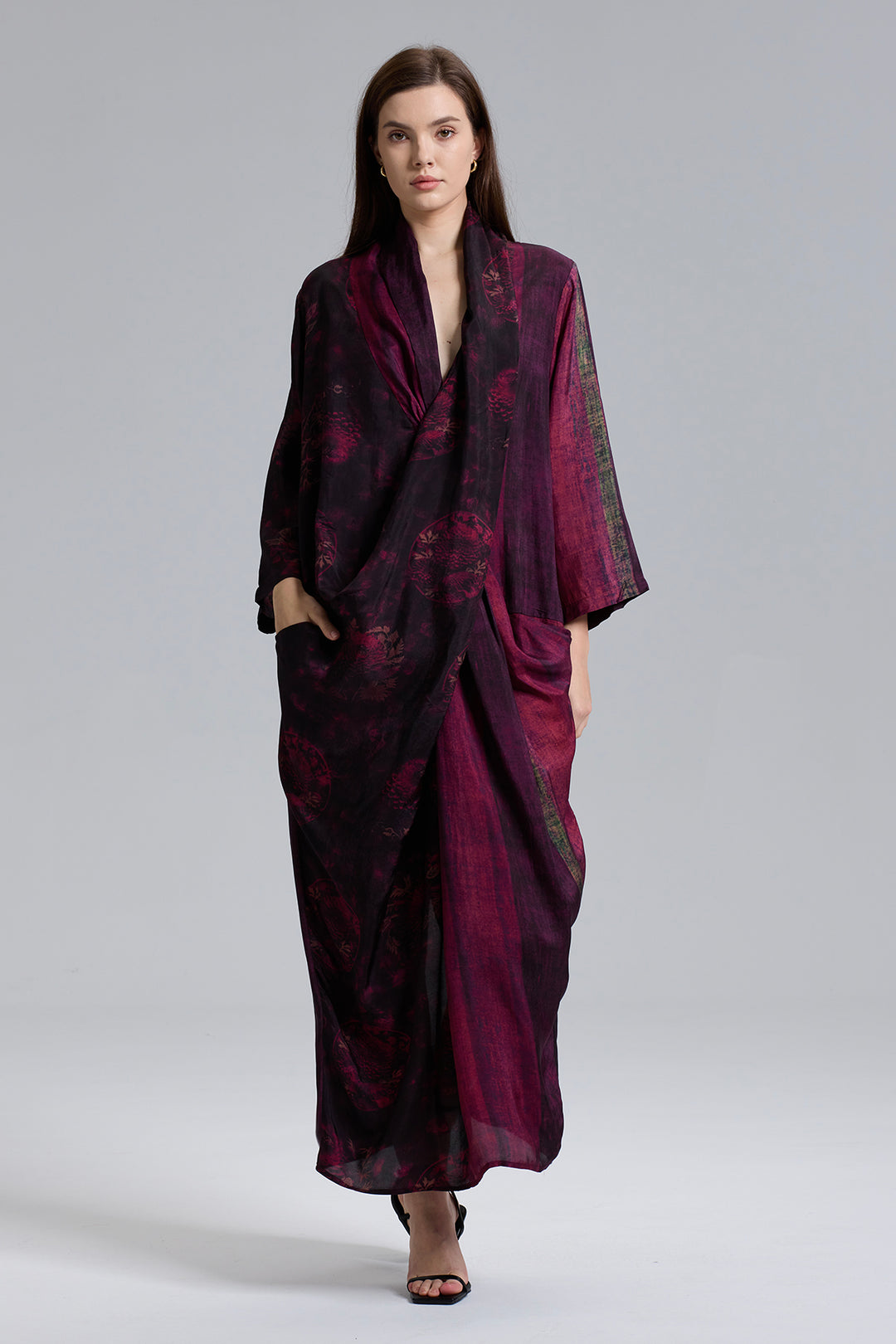 Rae Cross Front Elegant Splice Dress