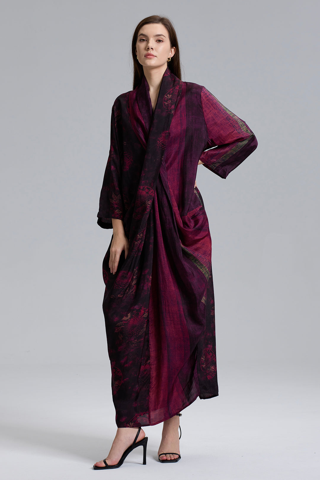 Rae Cross Front Elegant Splice Dress