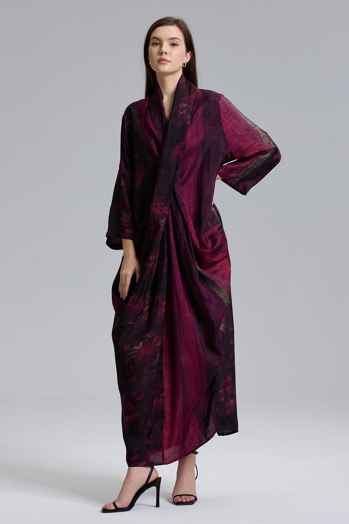 Rae Cross Front Elegant Splice Dress