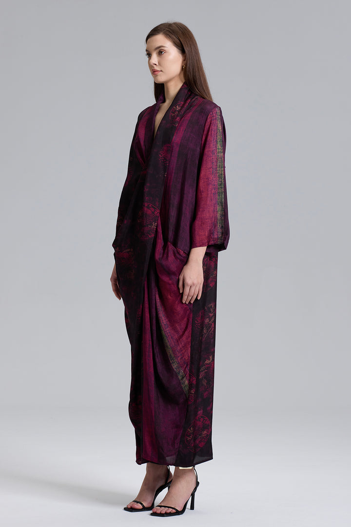 Rae Cross Front Elegant Splice Dress