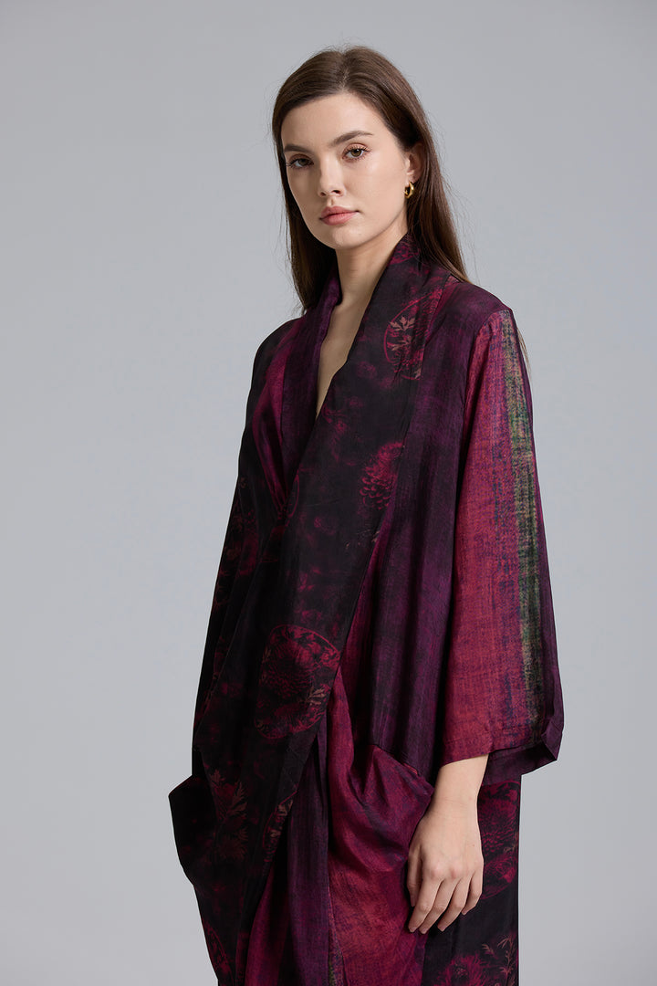 Rae Cross Front Elegant Splice Dress