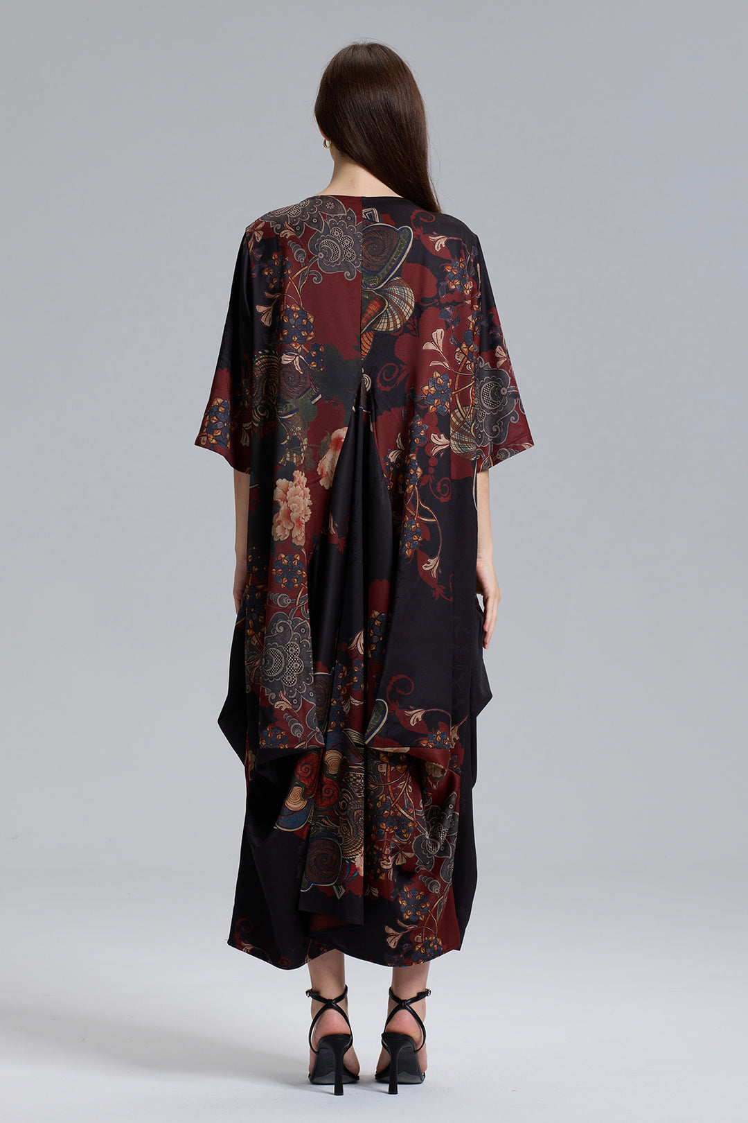 Camino Irregular Design Print Dress