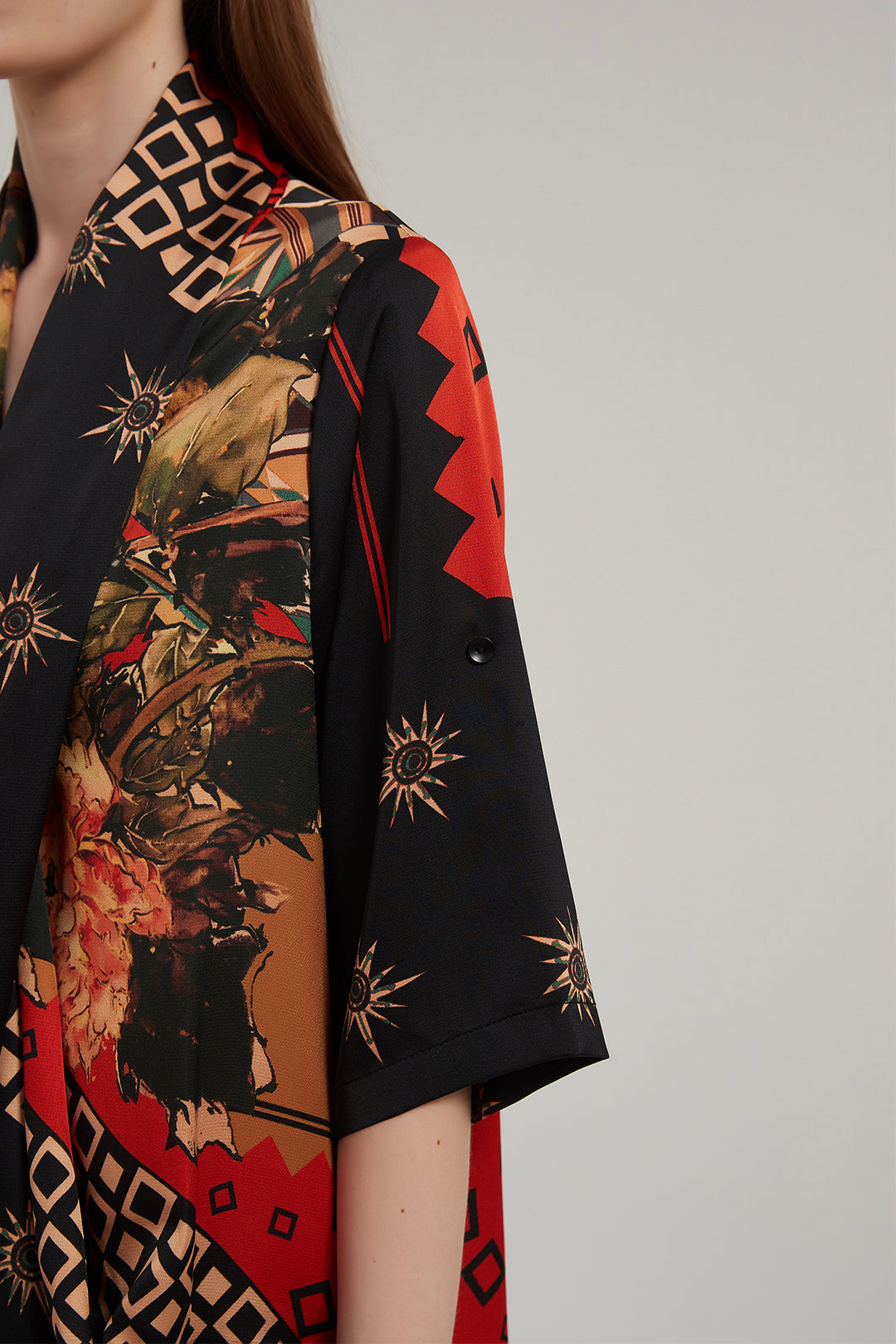 Melody Cross Front Print Dress