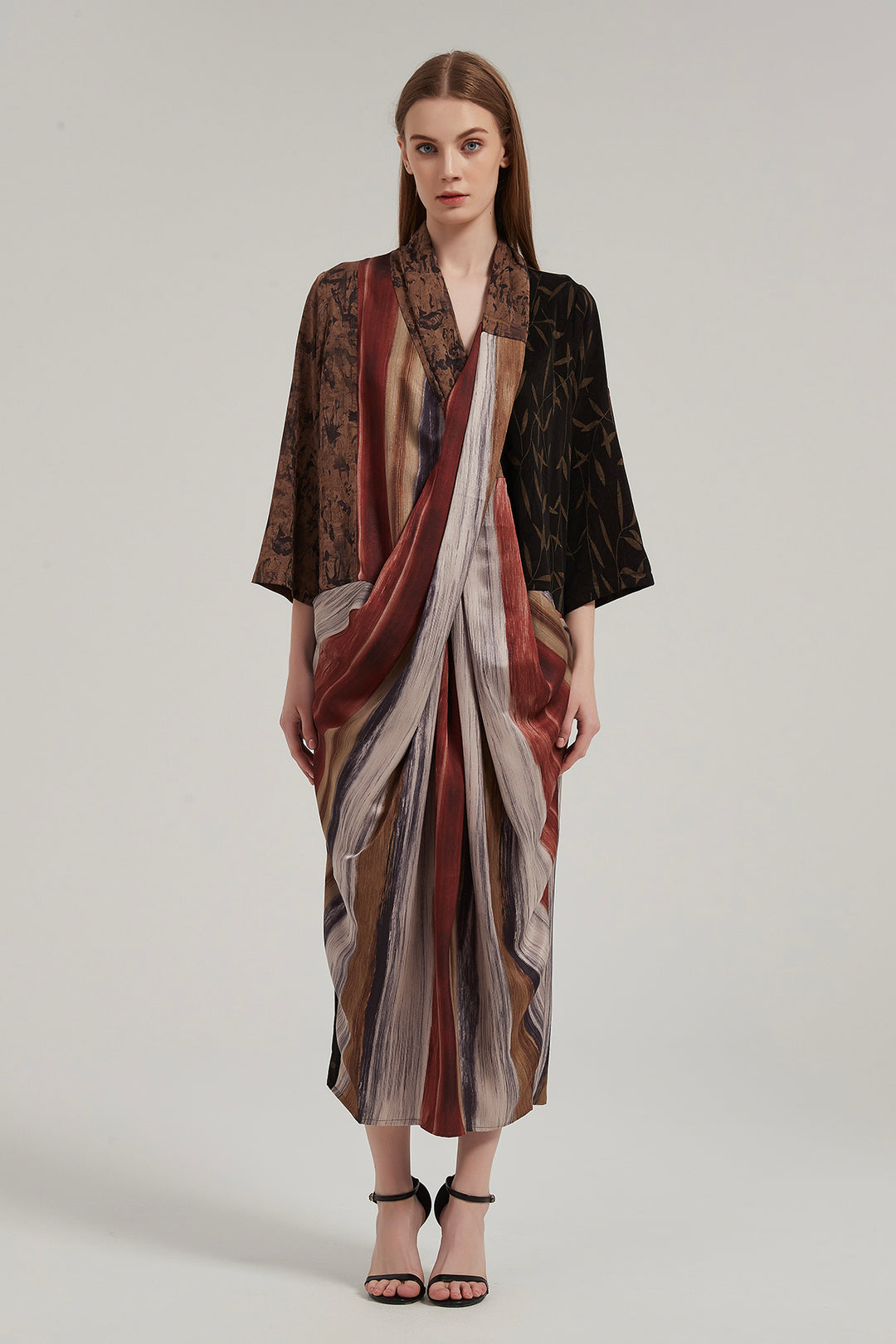 Impala Cross Front Splice Maxi Dress