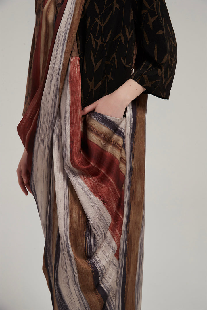 Impala Cross Front Splice Maxi Dress