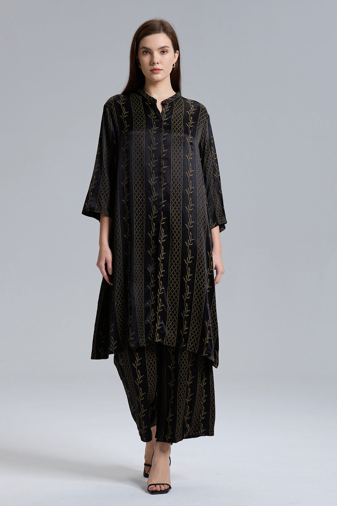 Dylan Casual Elegant Silk Two Set