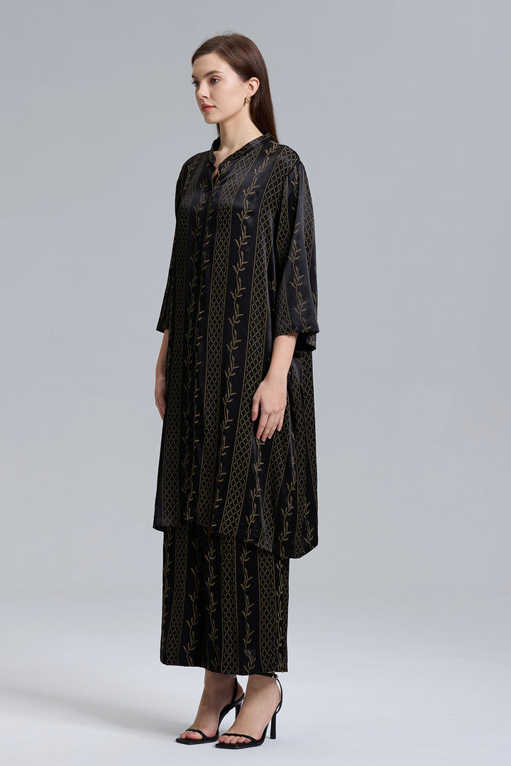 Dylan Casual Elegant Silk Two Set