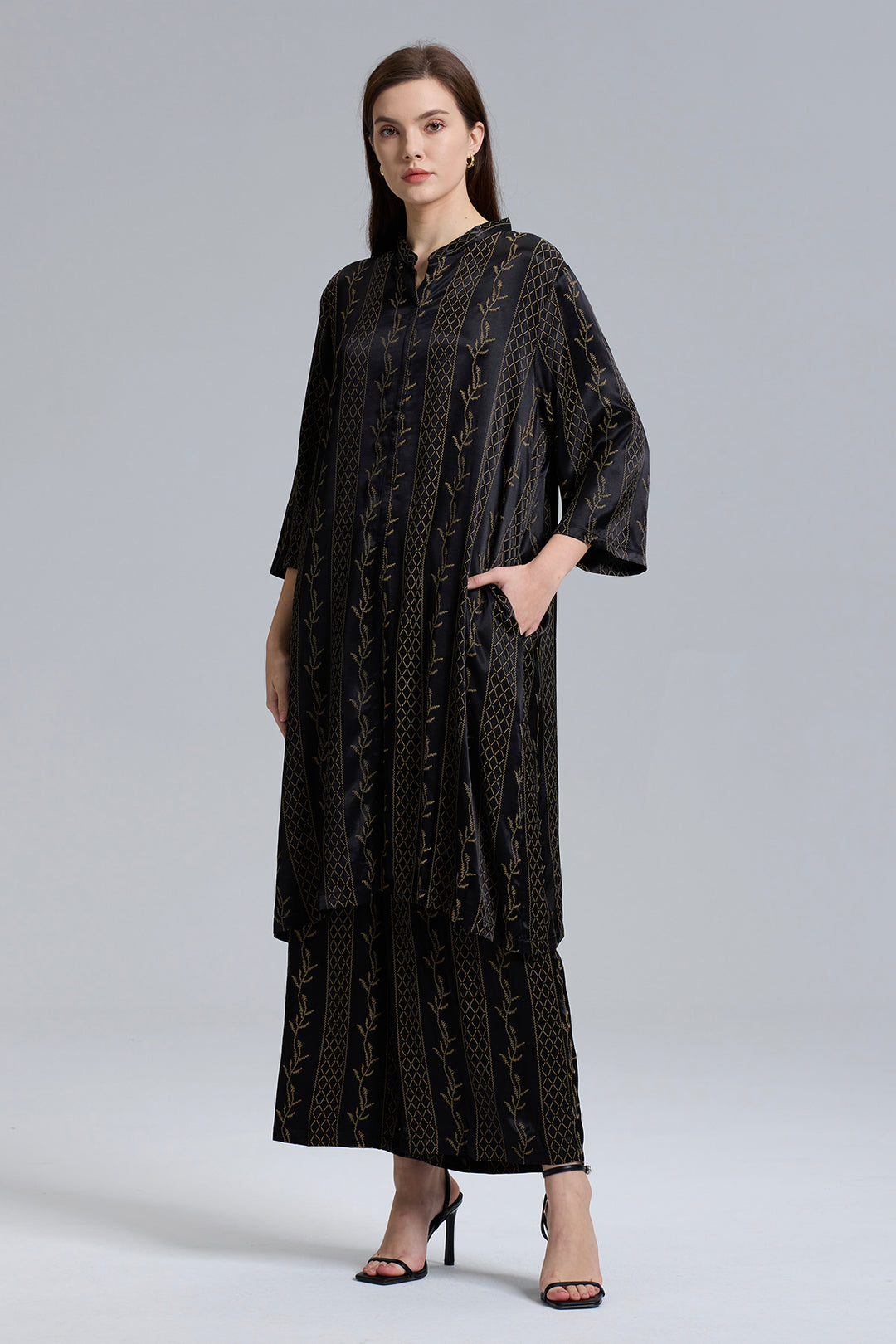 Dylan Casual Elegant Silk Two Set