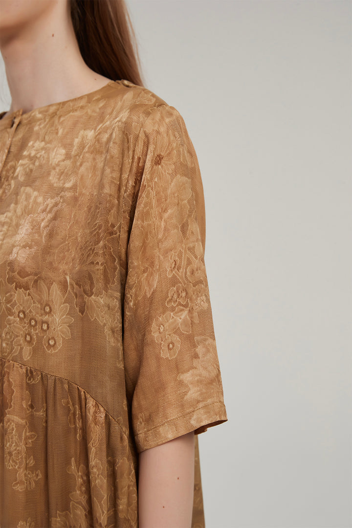 Amelie Short Sleeve Elegant Dress