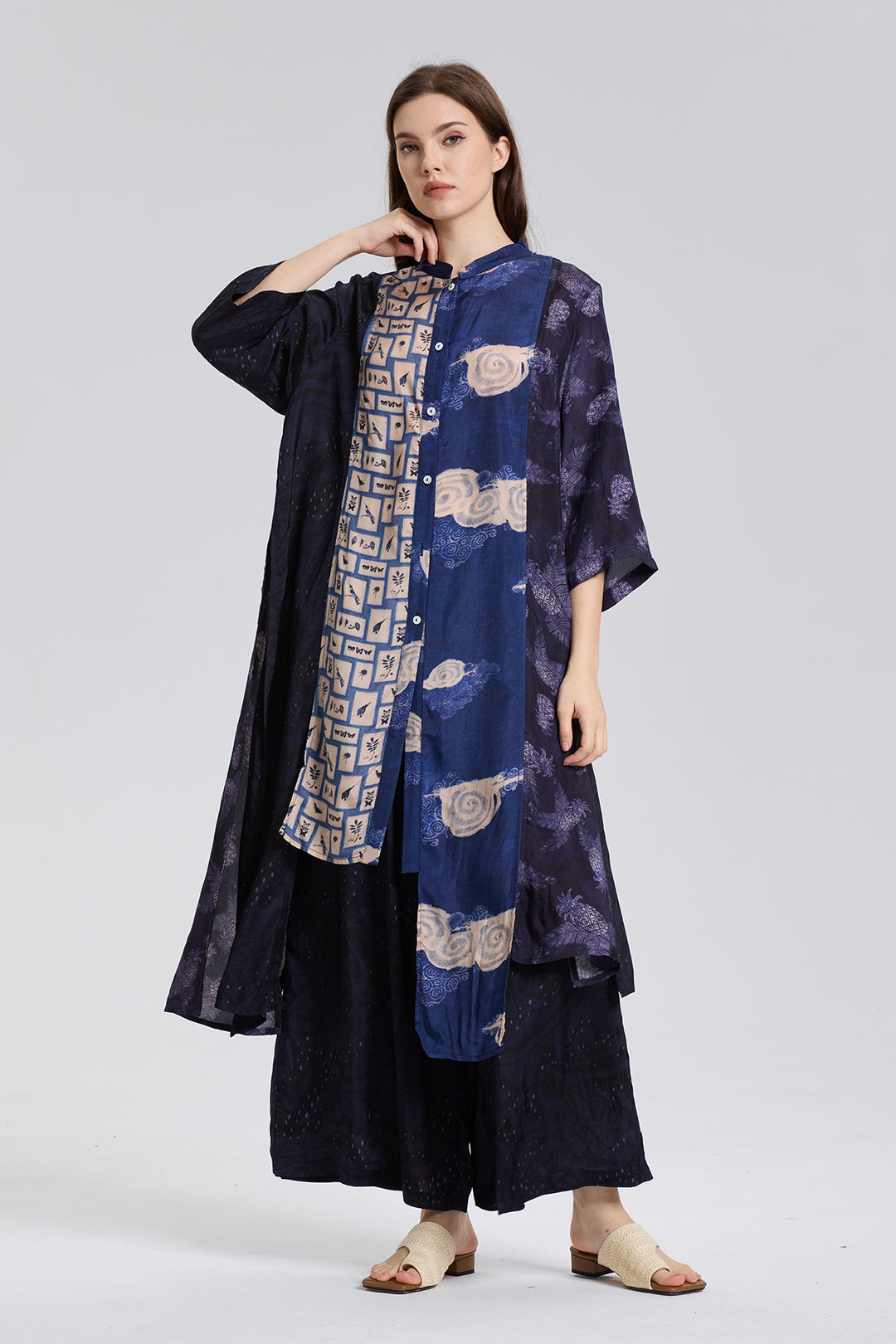 Bouvier Retro Print Wide Leg Two Set