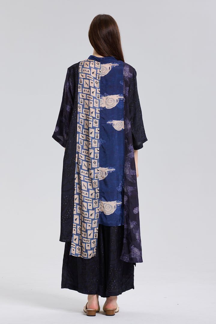 Bouvier Retro Print Wide Leg Two Set