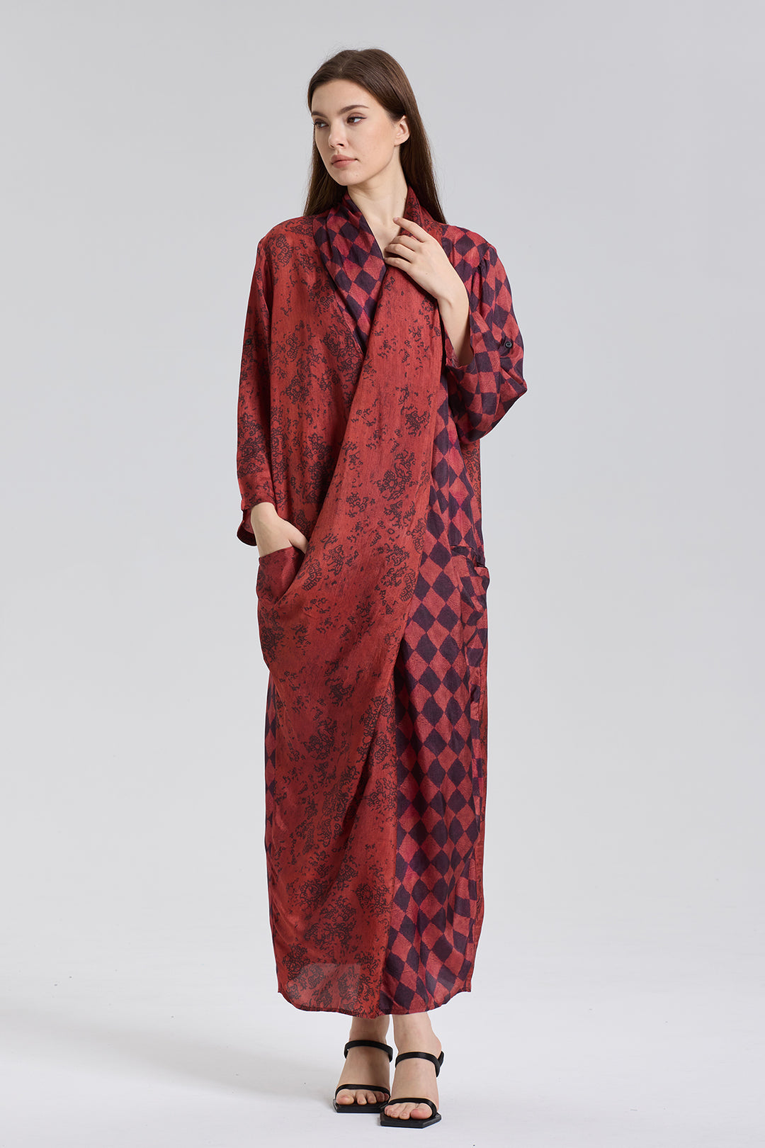 Claudia Cross Front Maxi Dress