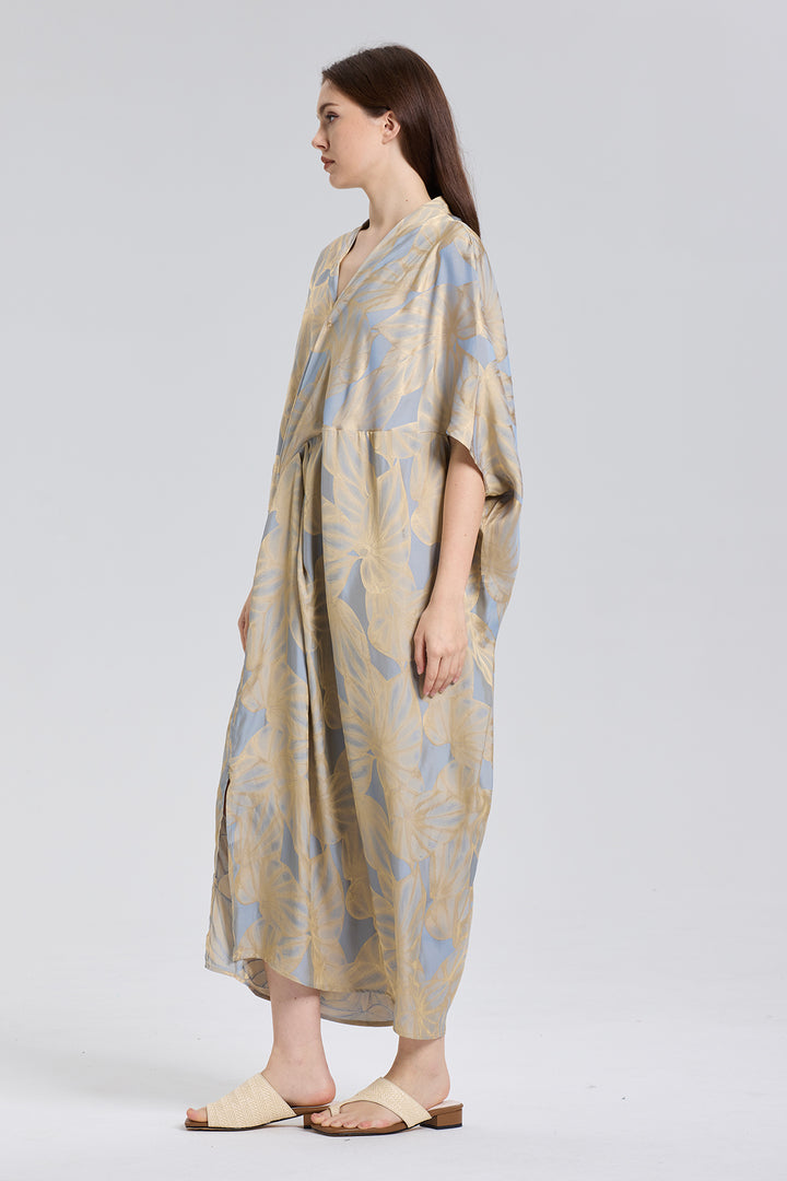 Mabel Casual Kimono Print Cozy Dress