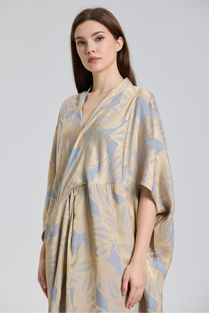 Mabel Casual Kimono Print Cozy Dress