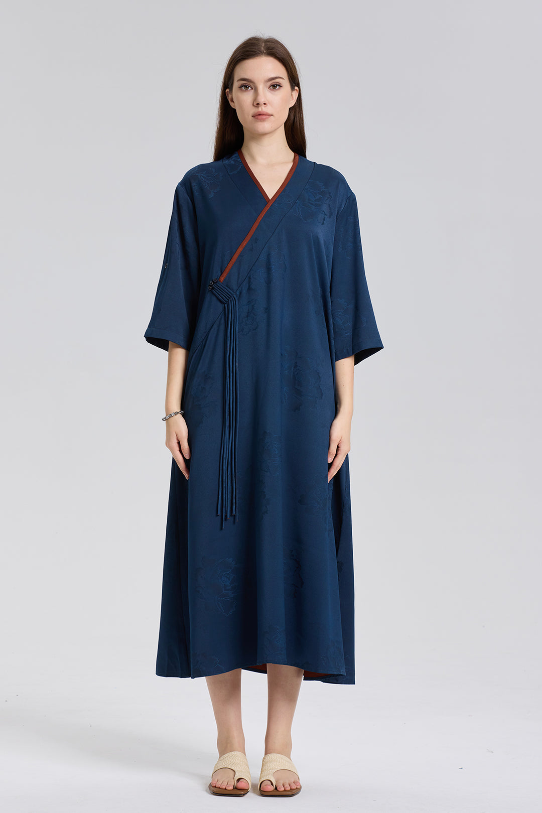 Zia Retro Design Cozy Jacquard Dress