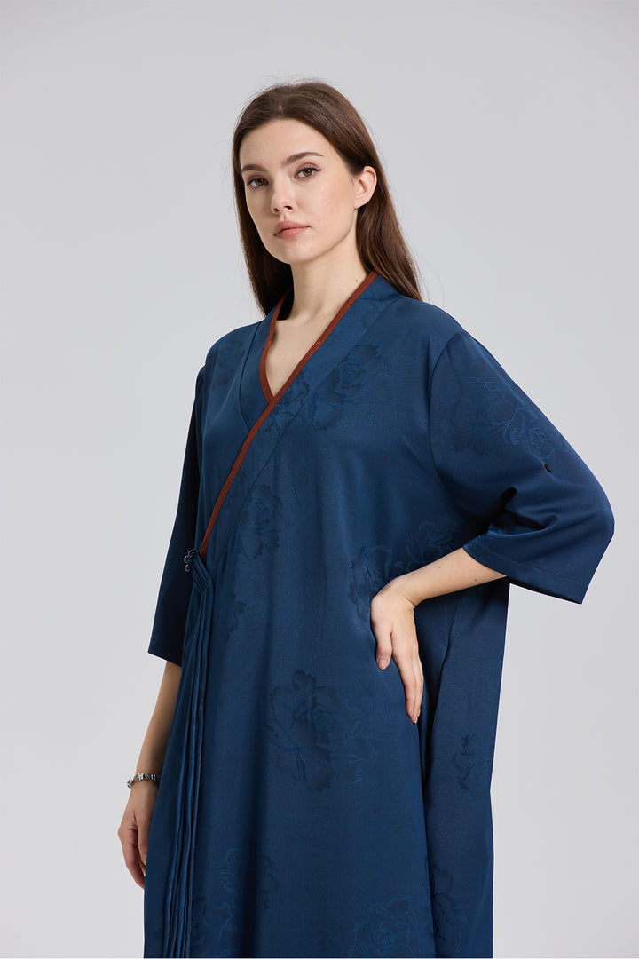 Zia Retro Design Cozy Jacquard Dress