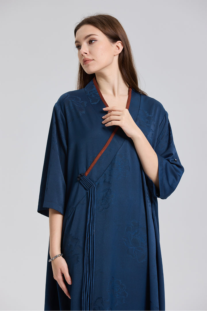 Zia Retro Design Cozy Jacquard Dress