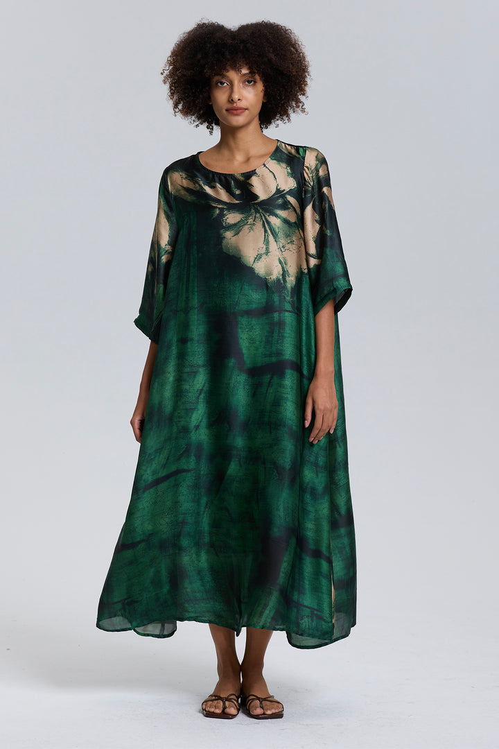 Sera Vintage Print Casual Dress