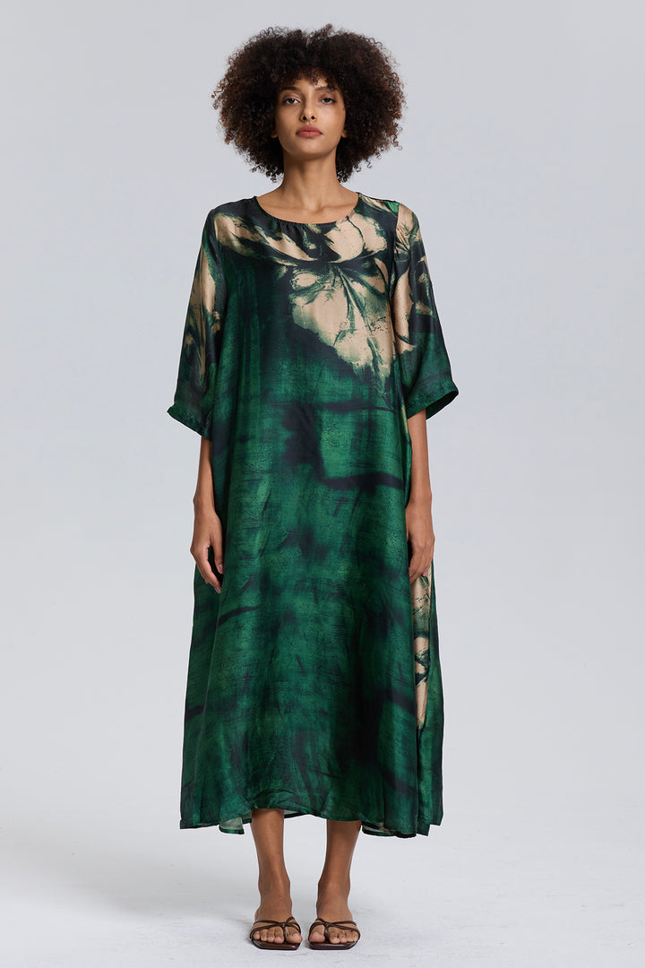 Sera Vintage Print Casual Dress