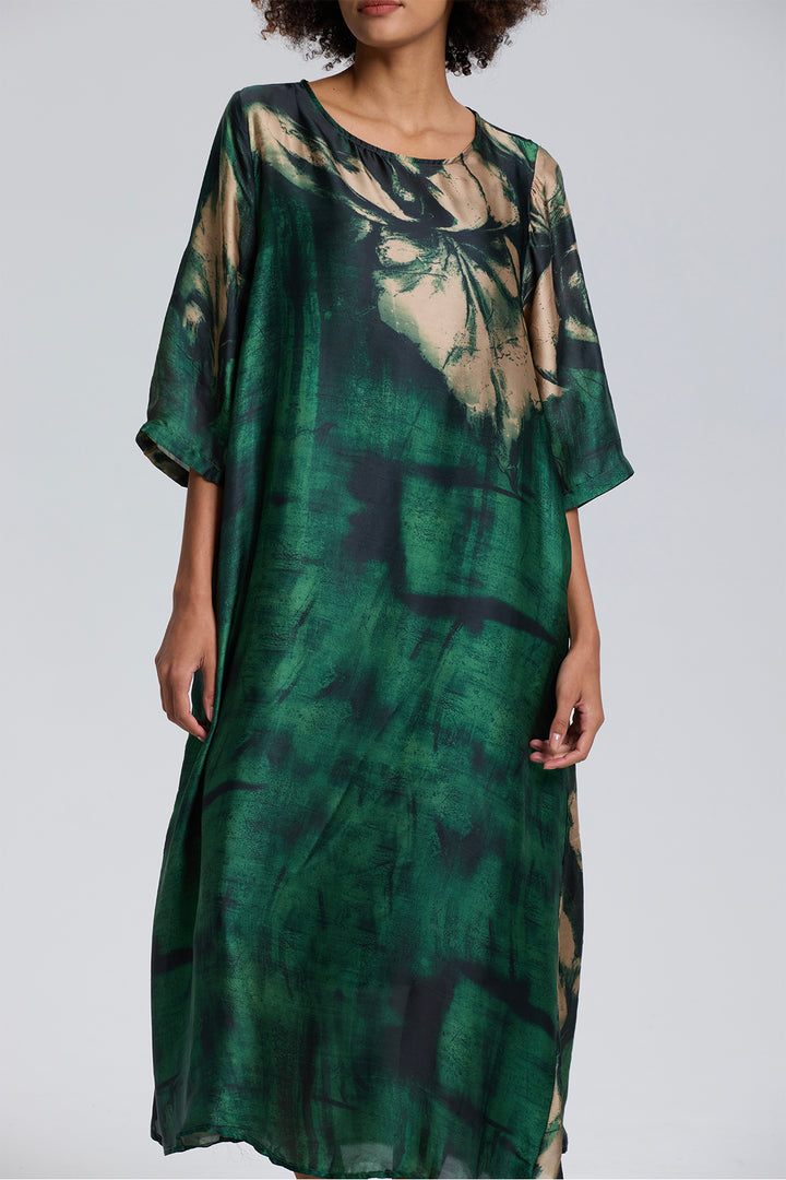 Sera Vintage Print Casual Dress