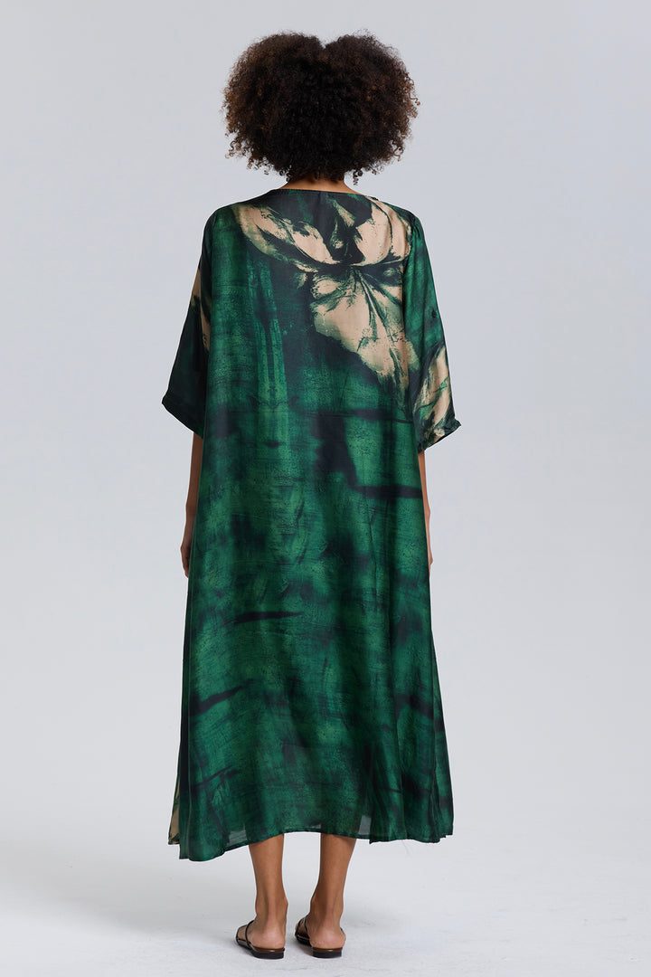 Sera Vintage Print Casual Dress