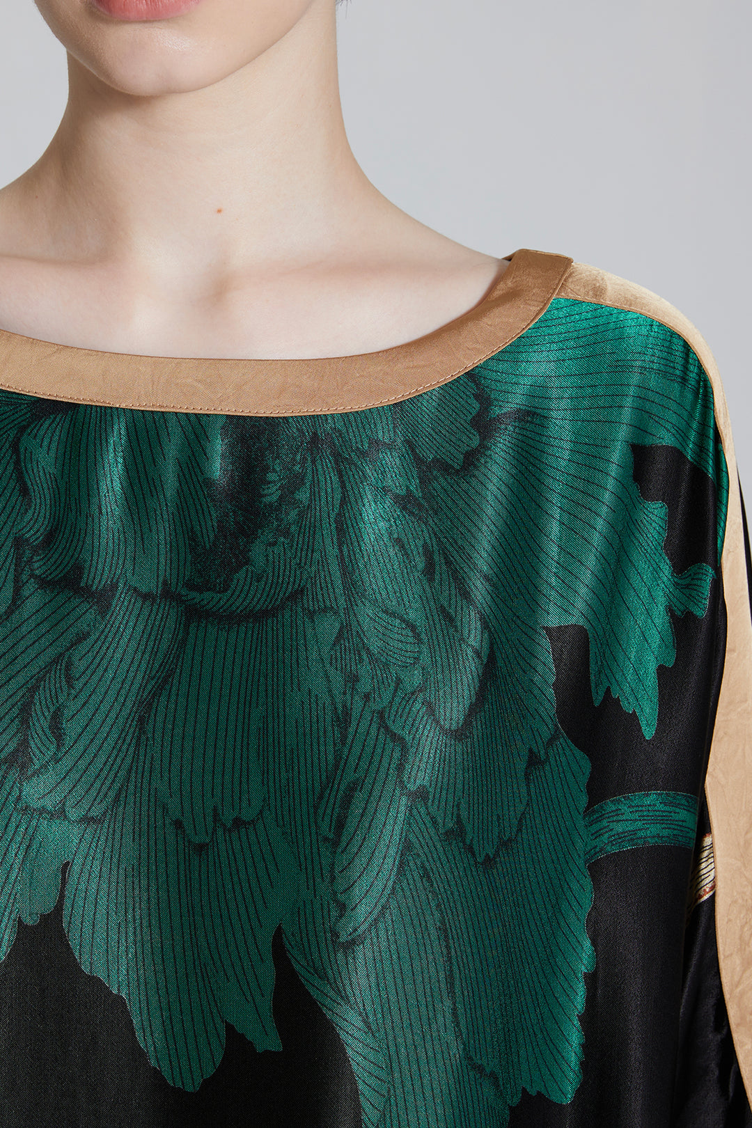 Avery Plus Size Elegant Flower Maxi Dress