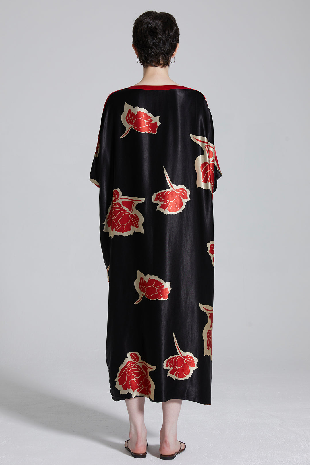 Avery Plus Size Elegant Flower Maxi Dress
