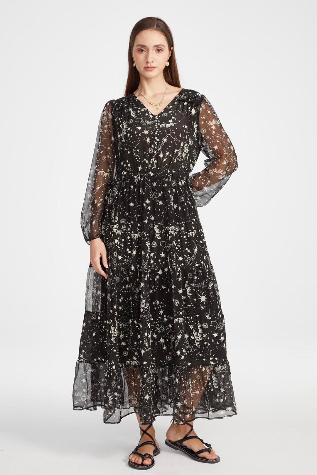 Marlee Print Silk Dress