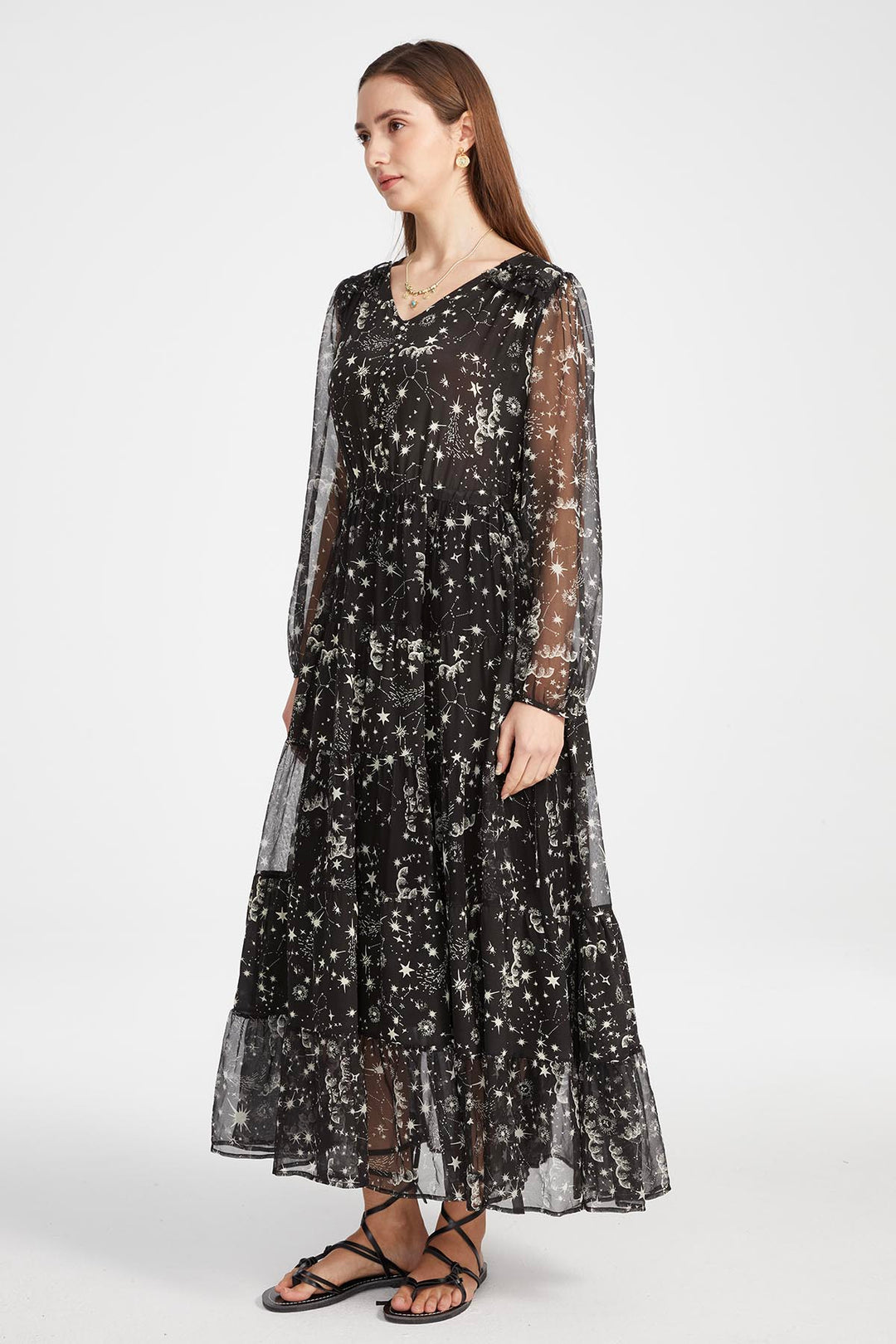 Marlee Print Silk Dress