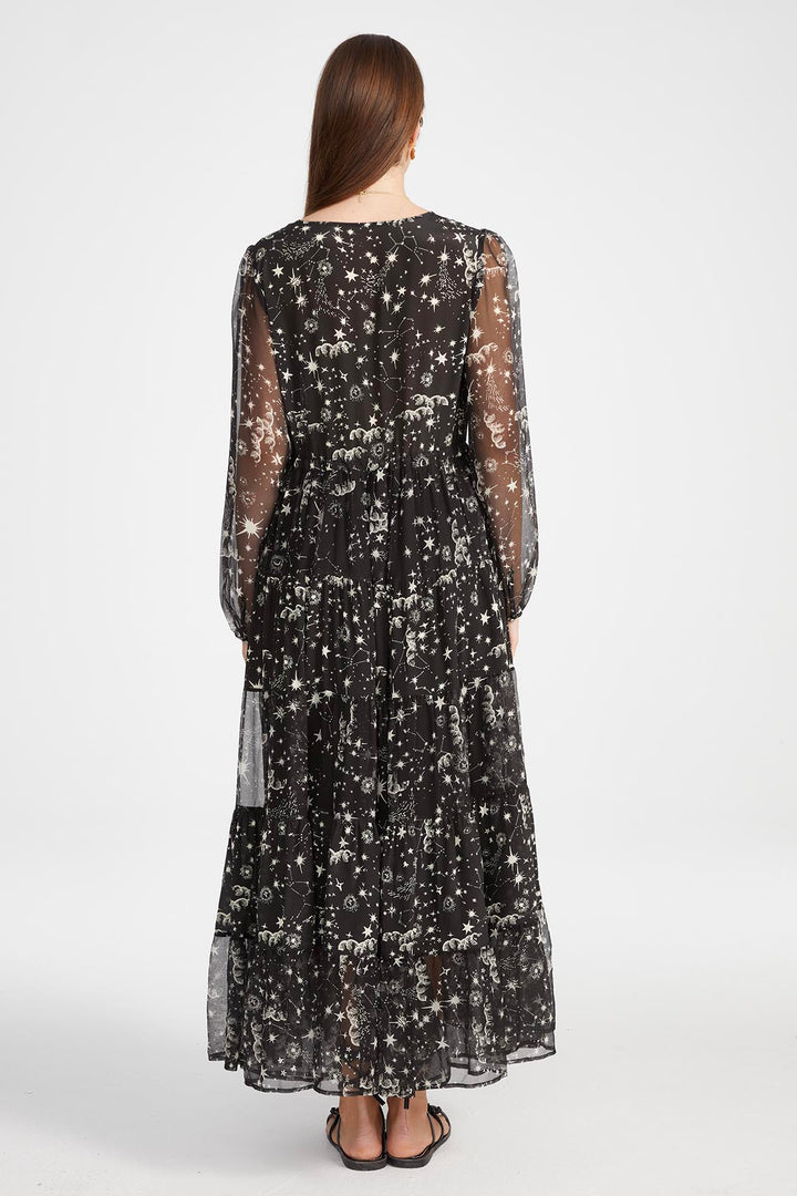 Marlee Print Silk Dress