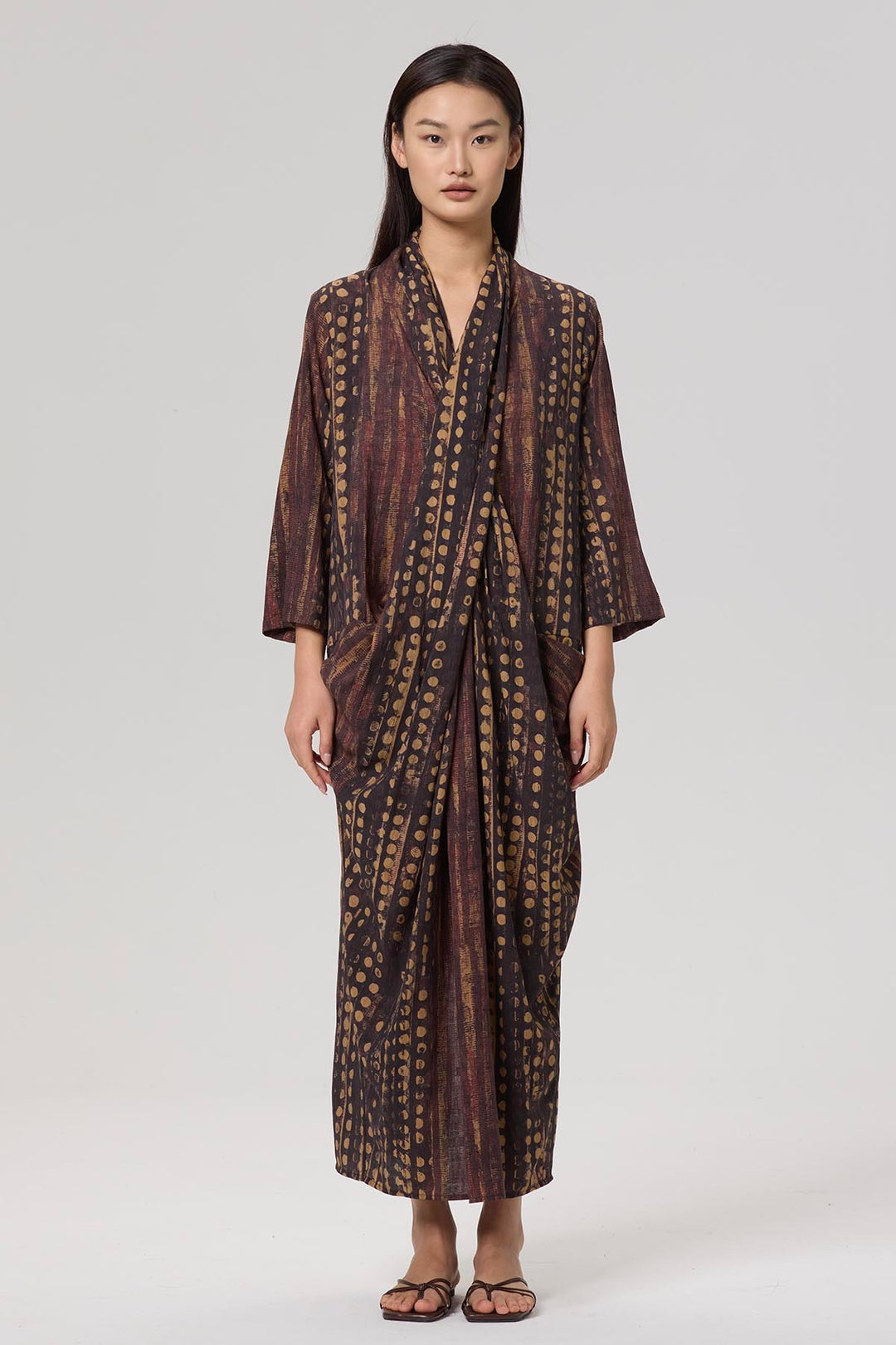 Korie Cross Front Maxi Dress