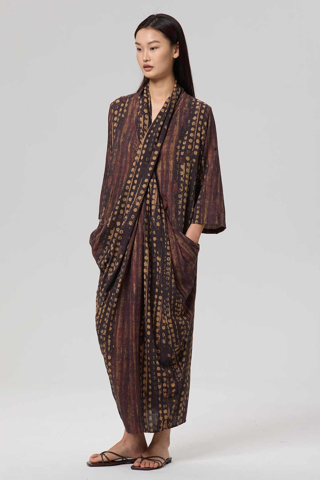 Korie Cross Front Maxi Dress