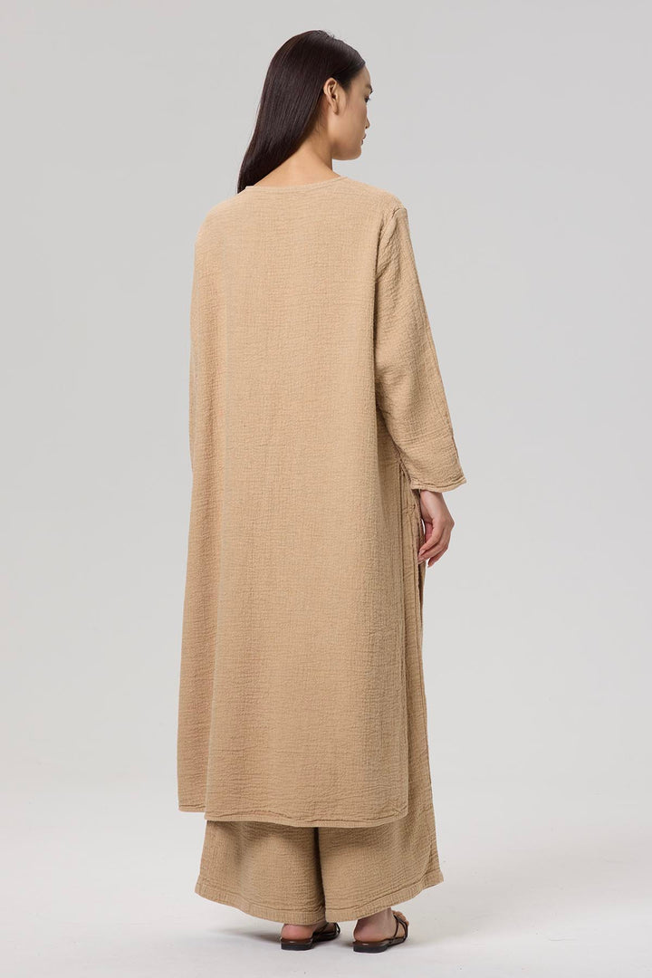 Blaire V-Neck Casual Linen Two Set