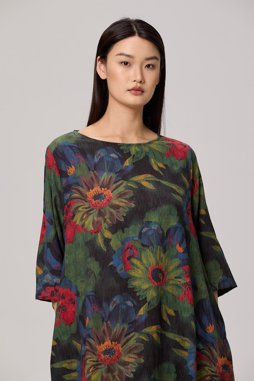 Katrina Vintage Print Maxi Dress