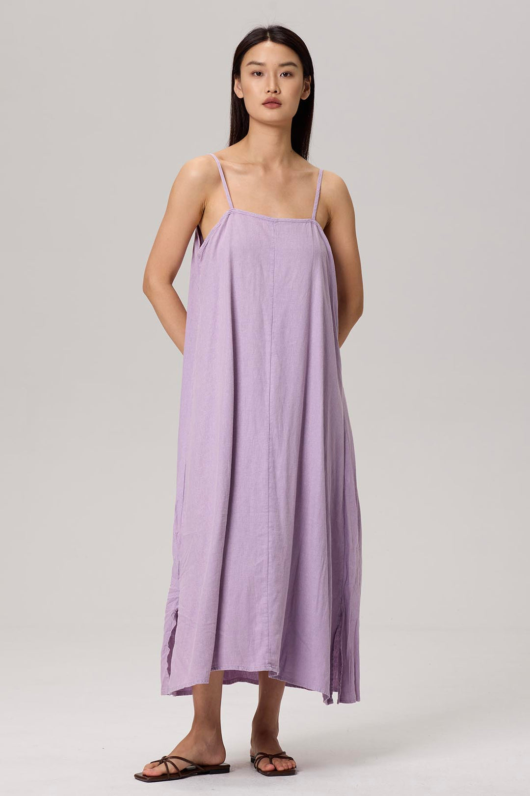 Jalise Linen Maxi Dress