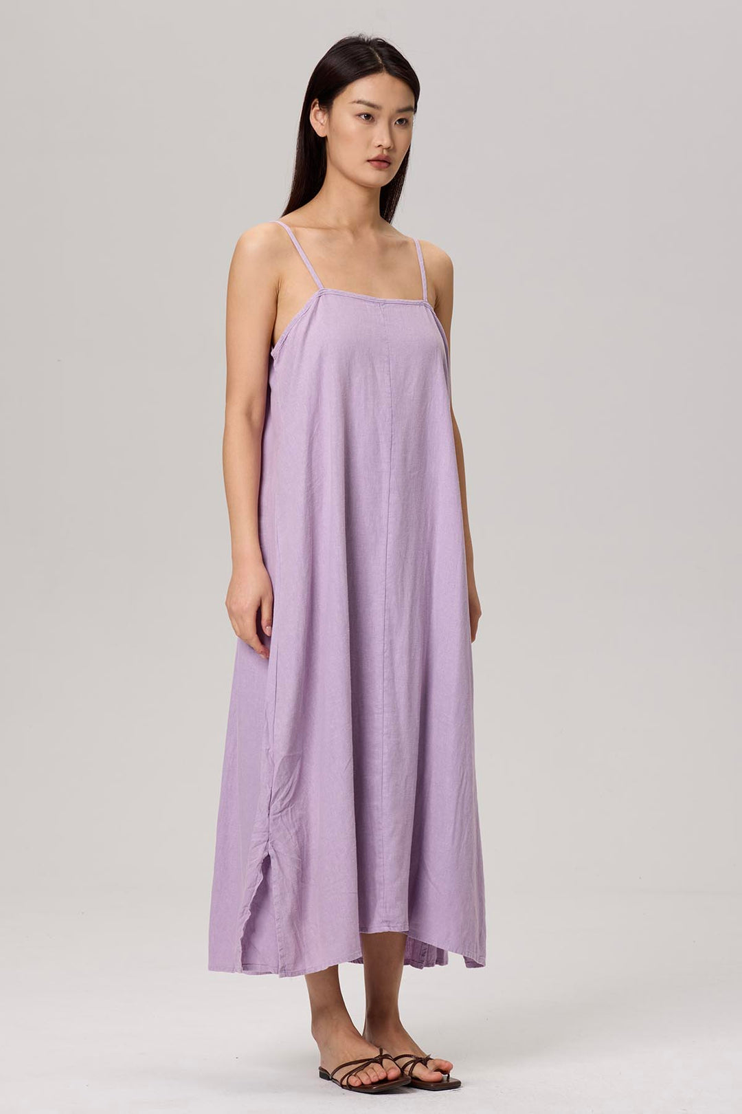 Jalise Linen Maxi Dress