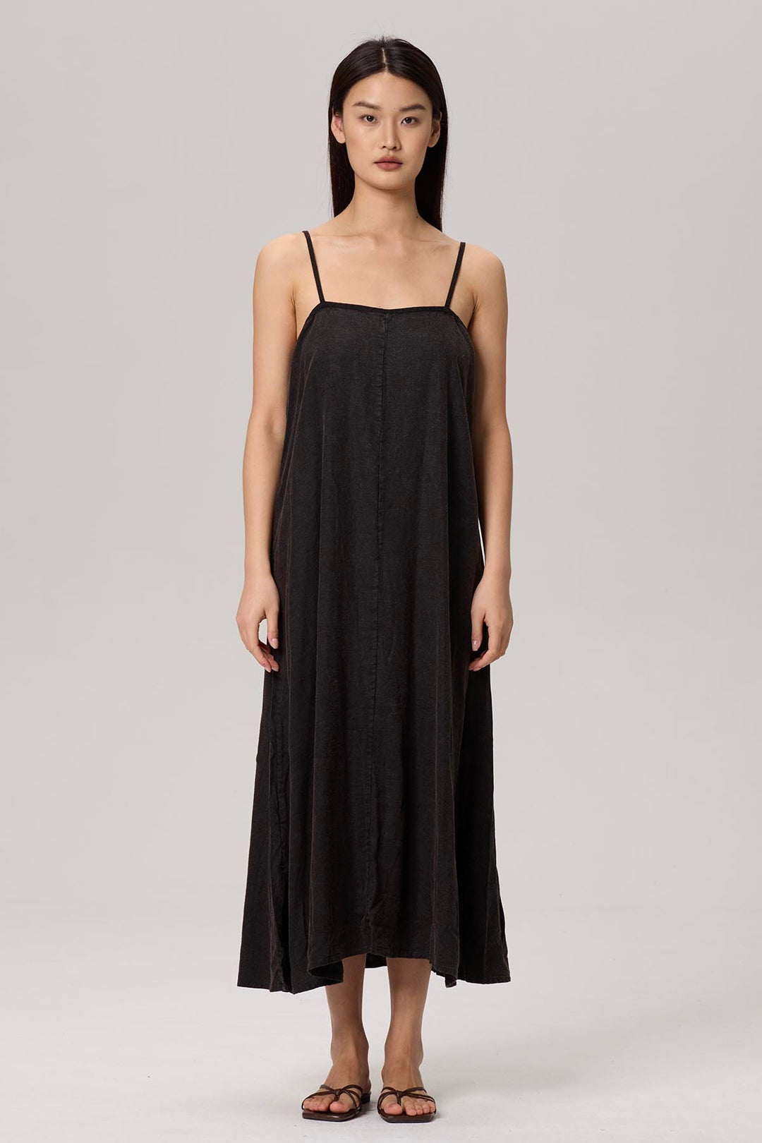Jalise Linen Maxi Dress
