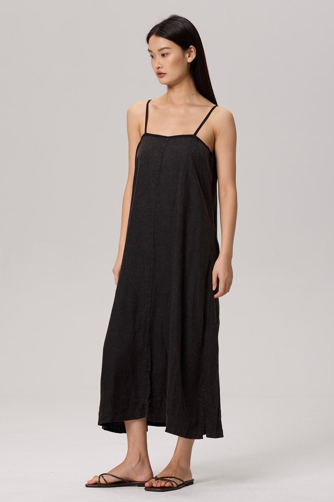 Jalise Linen Maxi Dress